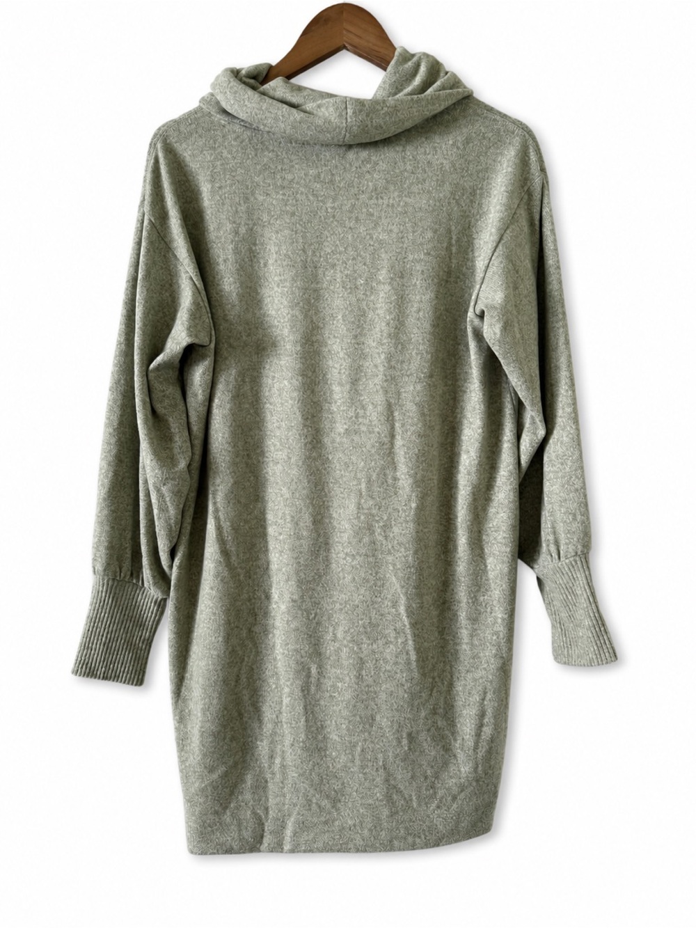 Anthropologie Maeve Olive Cowl-Neck Pullover Sweater Size S - Picture 2 of 5